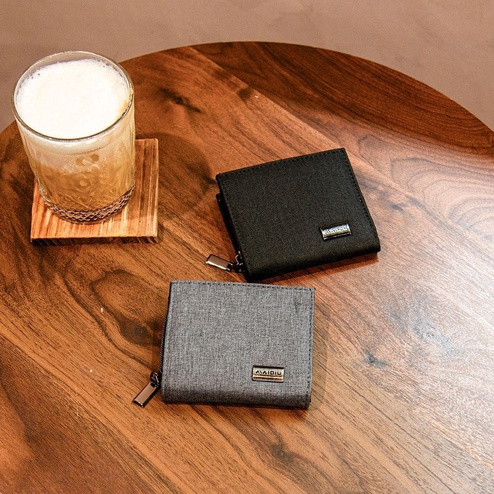 【MQ】Yamagata Fine Herringbone Zipper Short Clip, , large