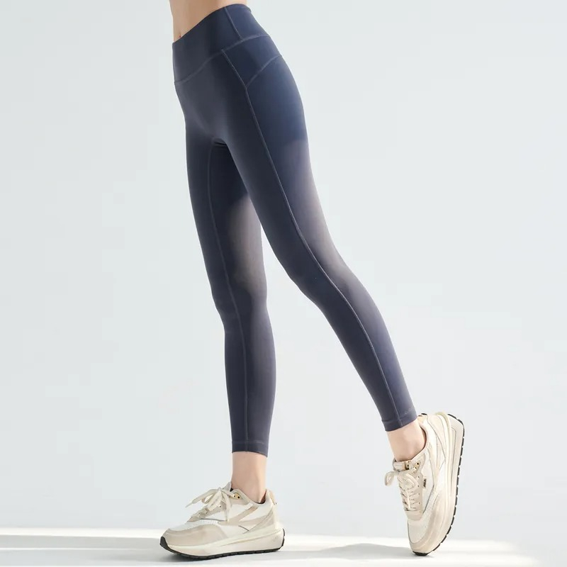 YOGA FLOW Slim Pants - 3D剪裁修身九分褲 - 宇宙灰 Dark Grey, , large