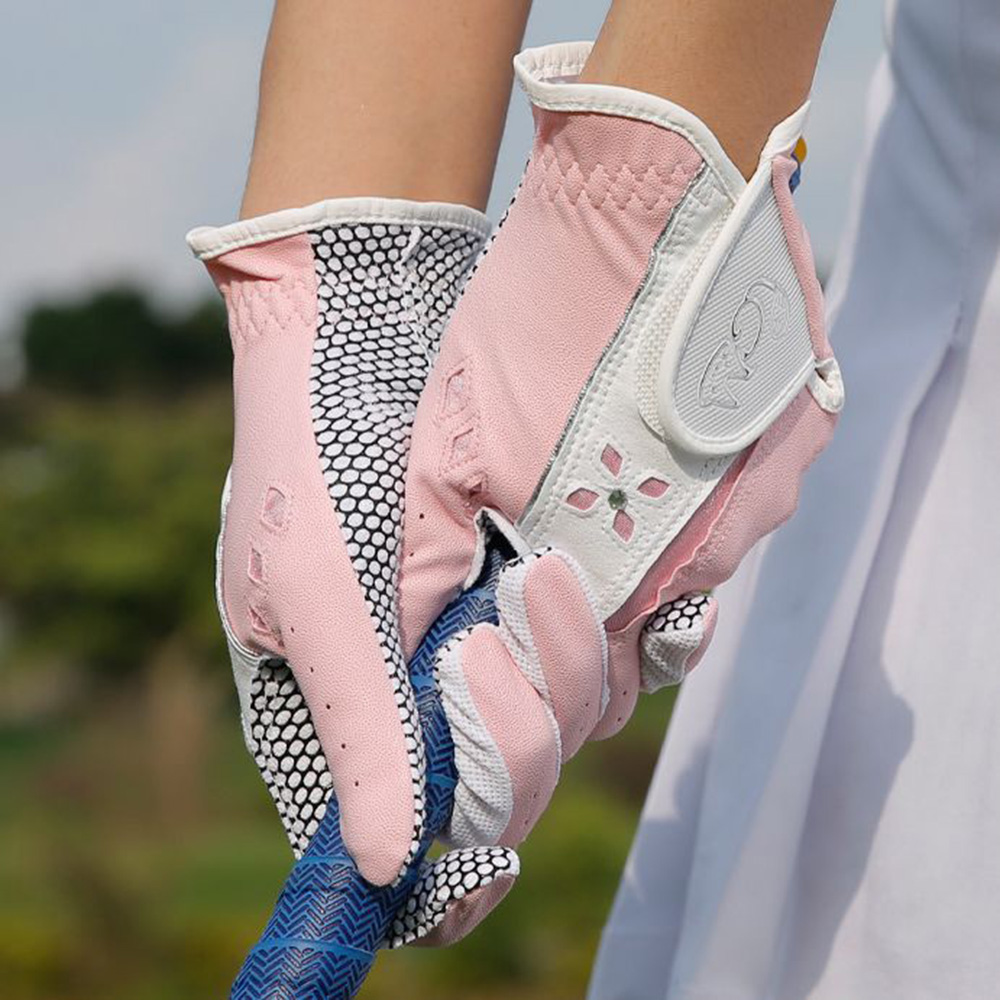 PGM高爾夫手套 女用 韓版 PICK CAT PU防滑手套