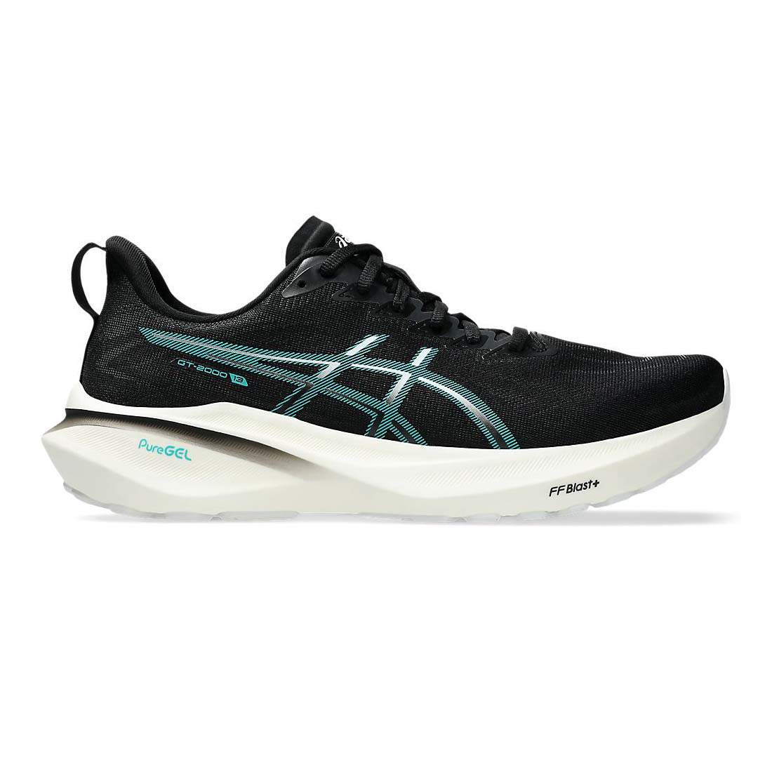 [秉宸] ASICS GT-2000 13 慢跑鞋 黑白 1011B861-004, , large