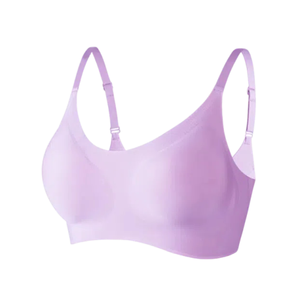 【A＆R】AIR SKIN BRA零重力無痕大尺碼-細肩帶-紫,L, , large