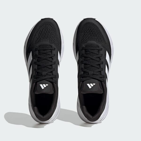 Adidas Questar 2 M 男 慢跑鞋 運動 休閒 基本款 舒適 透氣 穩定 緩震 黑白 [IF2229], , large