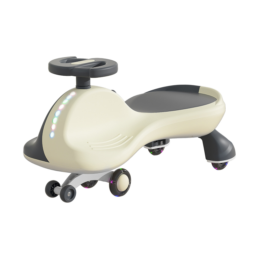 閃輪兒童扭扭車 雲母灰 靜音輪 滑步車 搖搖車 平衡車, , large