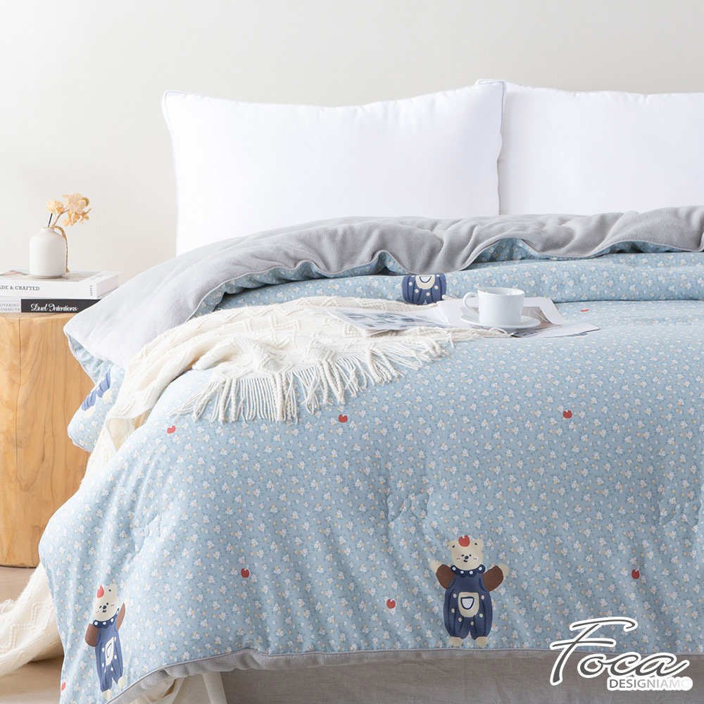 【FOCA】 Afternoon Bear - Pink | Washable Q Warm Hug - Protective Upgraded Silver Ion Anti-bacterial Antibacterial (Multiple Styles to Choose from), , large