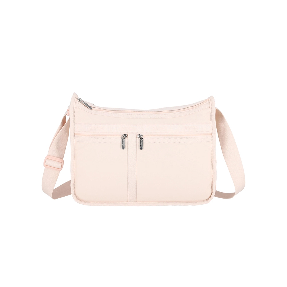 |快速出貨|Lesportsac Deluxe Everyday Bag 奢華斜背包 送禮-晨曦桃粉, , large