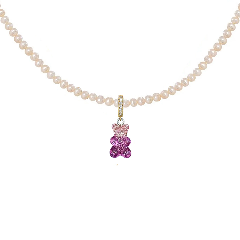 Gummy Bear Pearl Necklace, , large