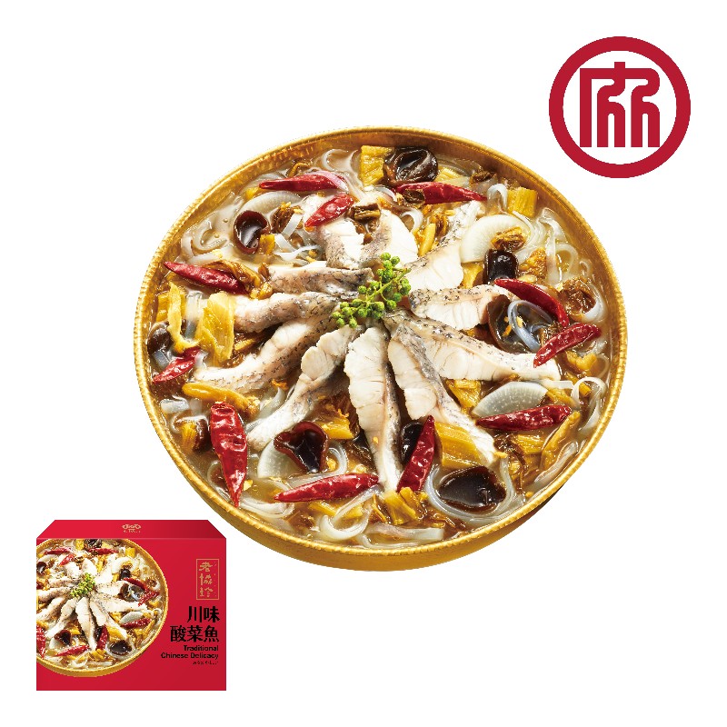 老協珍 川味酸菜魚1180g(冷凍), , large