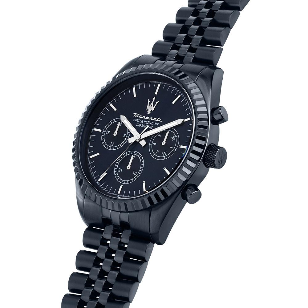 MASERATI 瑪莎拉蒂 Competizione系列 紳男三眼手錶 送禮推薦-43mm R8873600011, , large