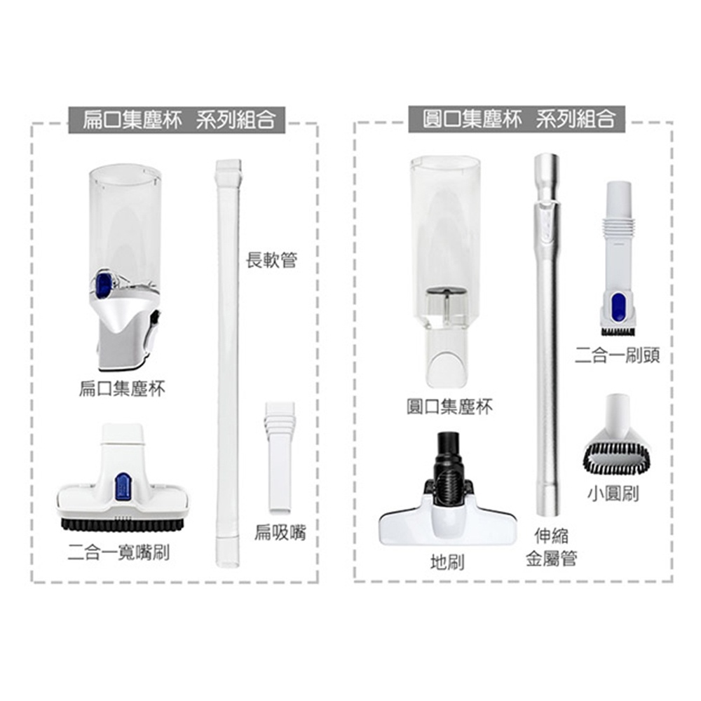 DayPlus 超輕/長效/快充 火箭分離式無線吸塵器 HF-H465, , large