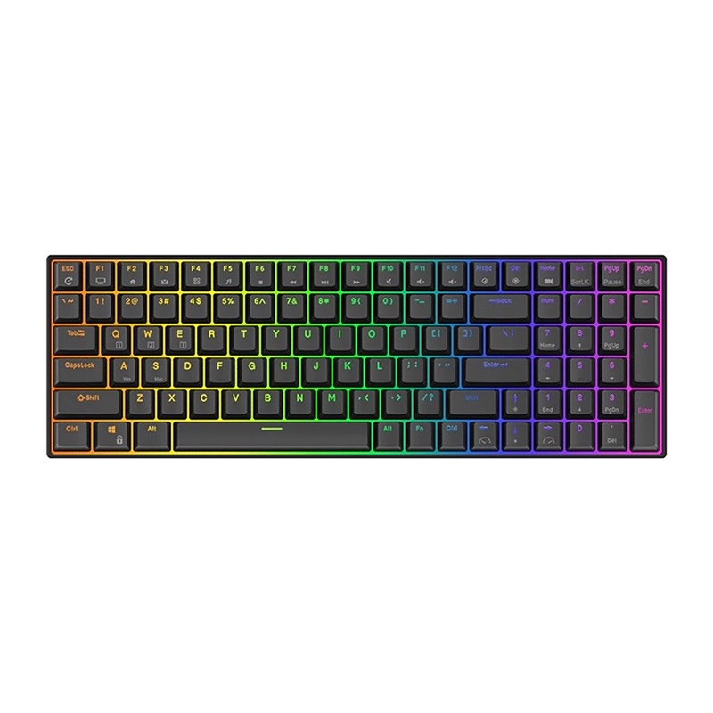 RK 100 key RGB Mechanical Keyboard ( brown switches ), , large