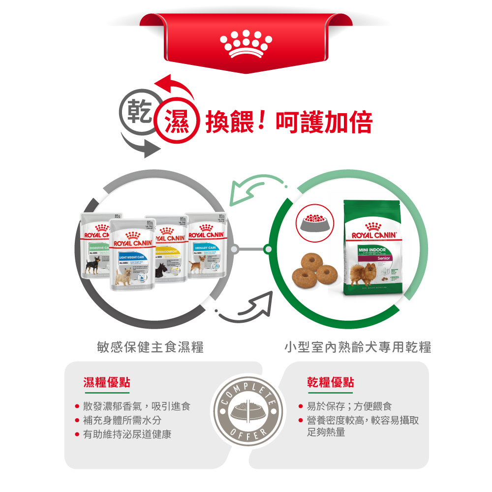 Royal Canin法國皇家小型室內熟齡犬8+MNINA+8, , large