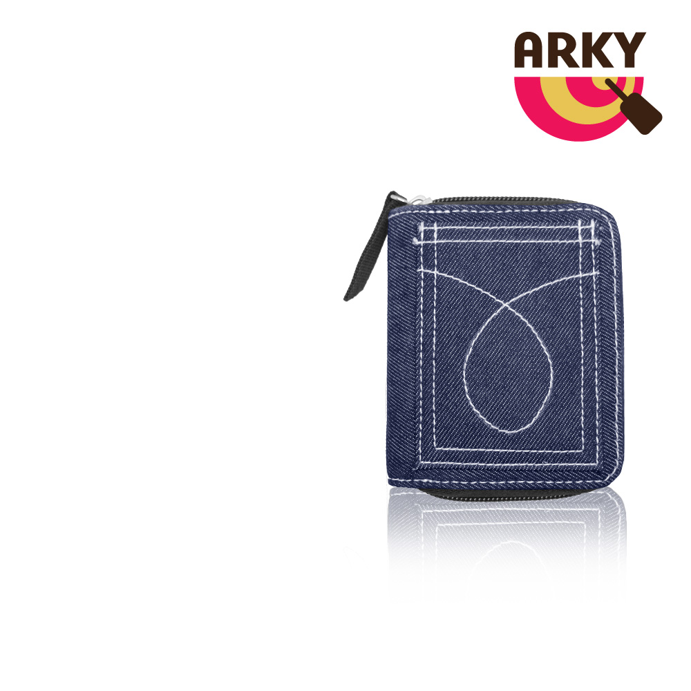 ARKY Coin Wallet Jeans Blue