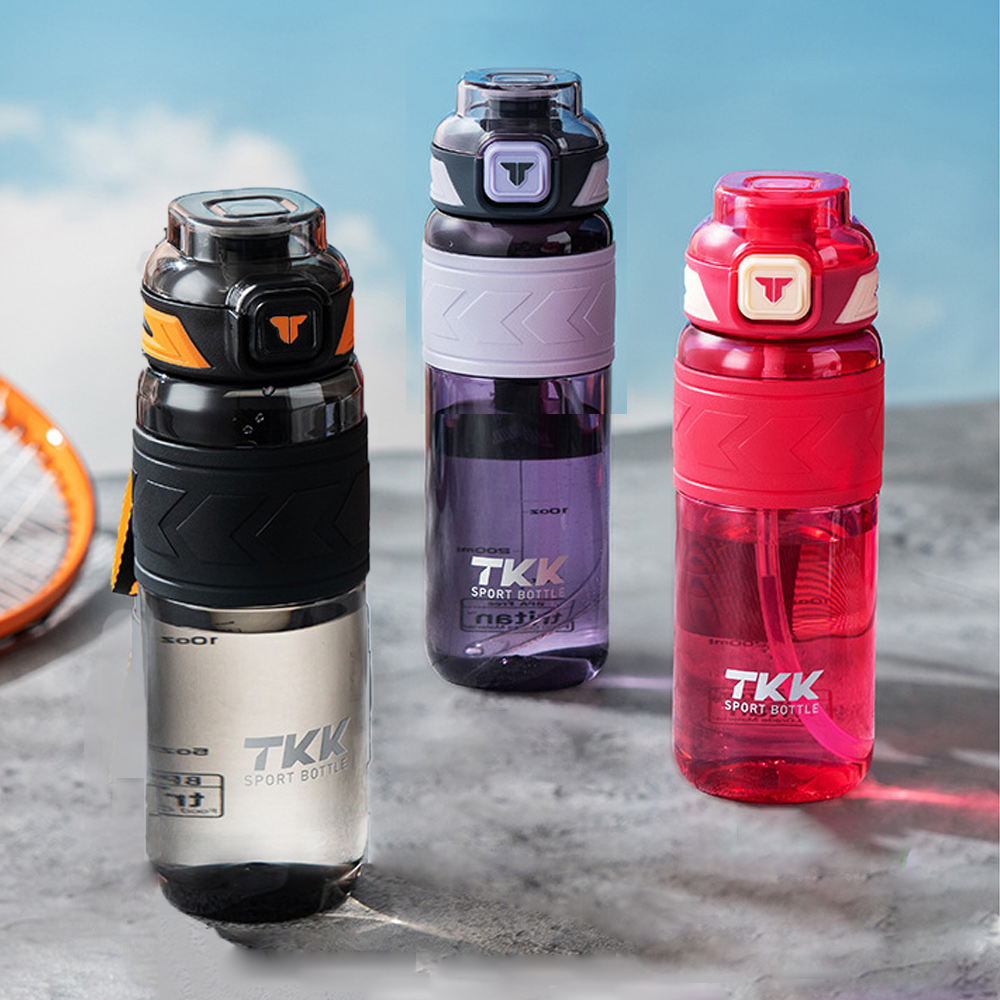 【TKK】美國進口Tritan邁越系列 手提式 兩用 運動水壺850ML(附提帶)-任選色, , large