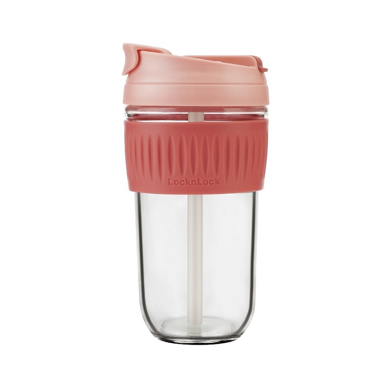 LL Dual Glass Cup/500ml, 粉紅色, large