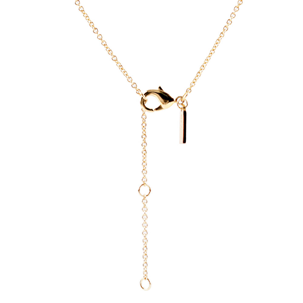 COACH C Logo水鑽項鍊(金色), , large