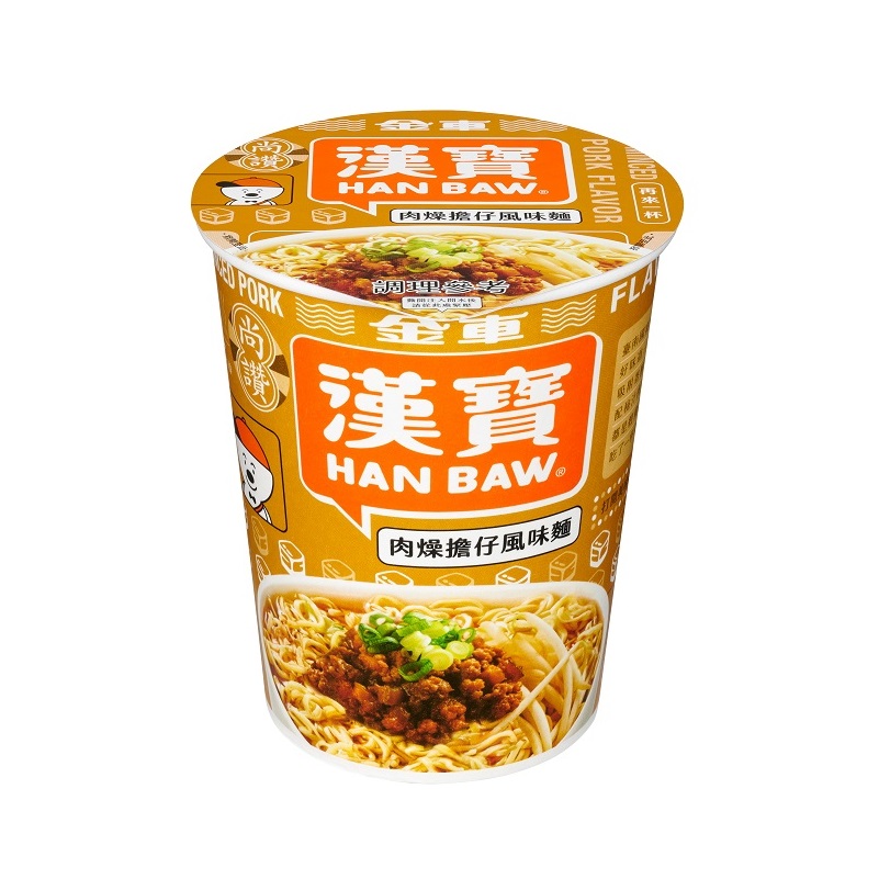 金車漢寶 肉燥擔仔風味麵 72g, , large