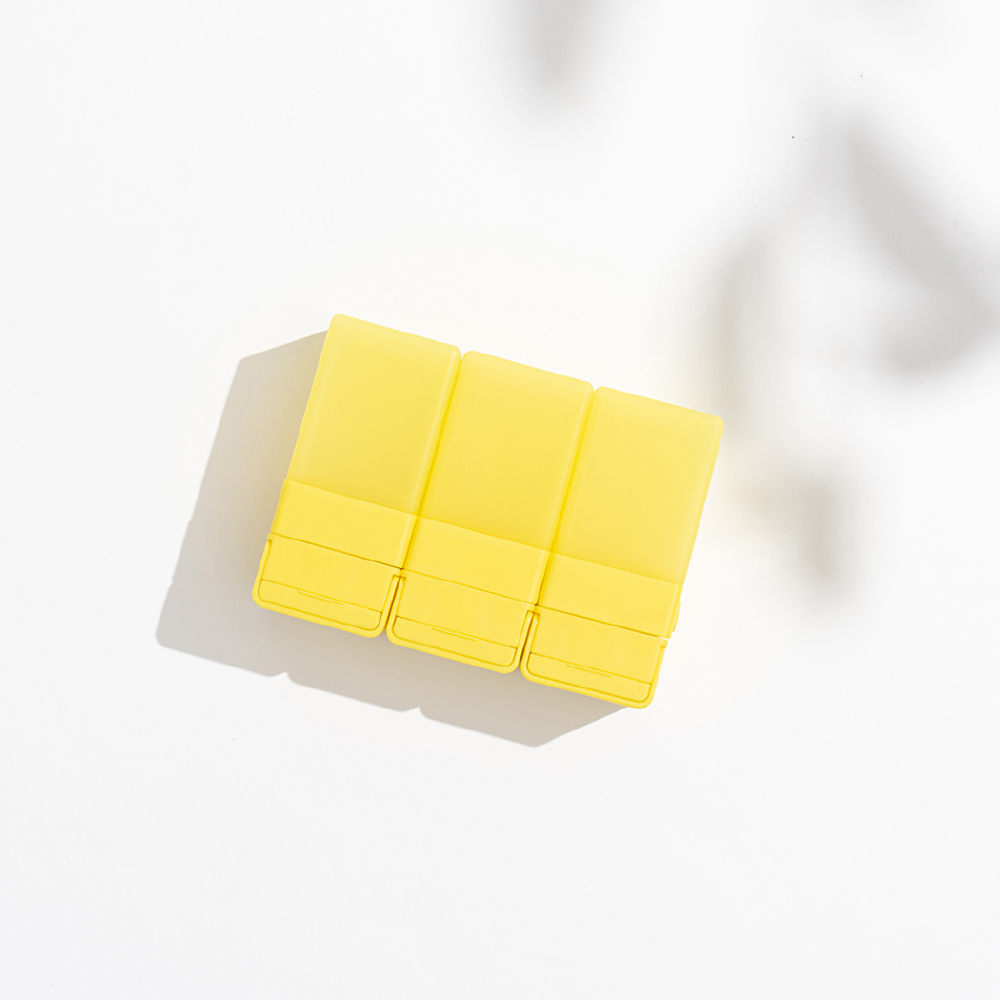 Suzzi 積木旅行分裝瓶 陽光黃S 50ml 三件旅行組, S三件組-陽光黃, large