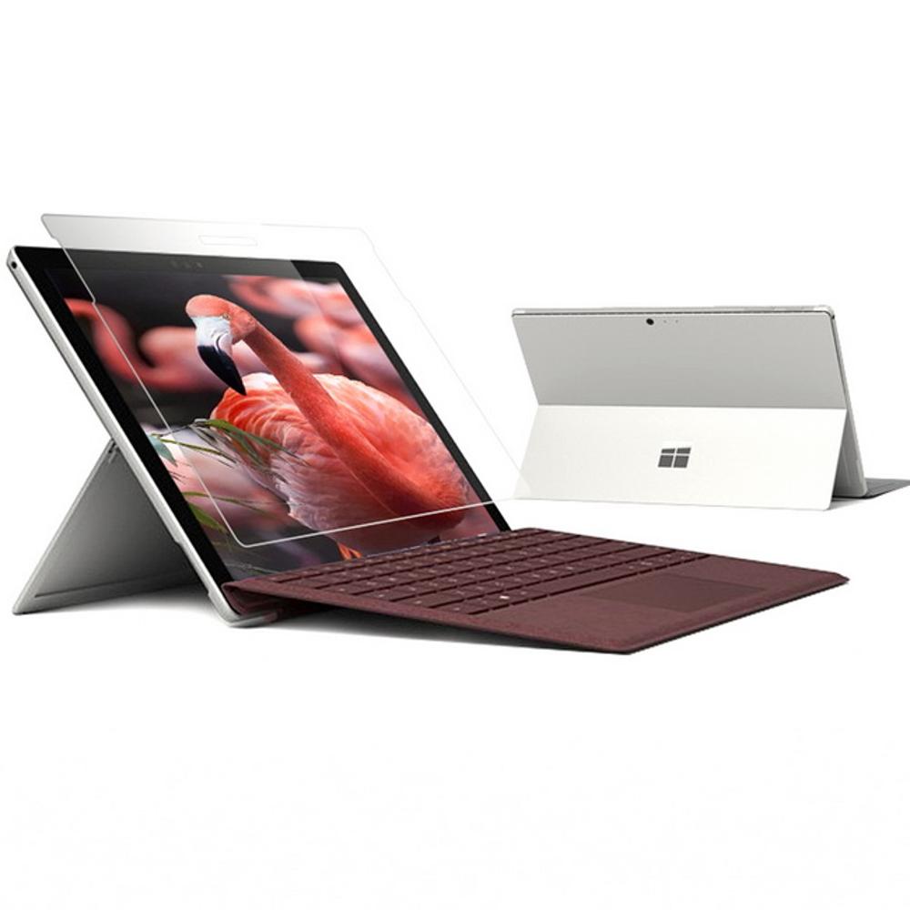 (一組2入)【MG31】新微軟MicroSoft 12.3吋 Surface Pro 4/5/6/7鋼化玻璃螢幕保護貼, 透明, large