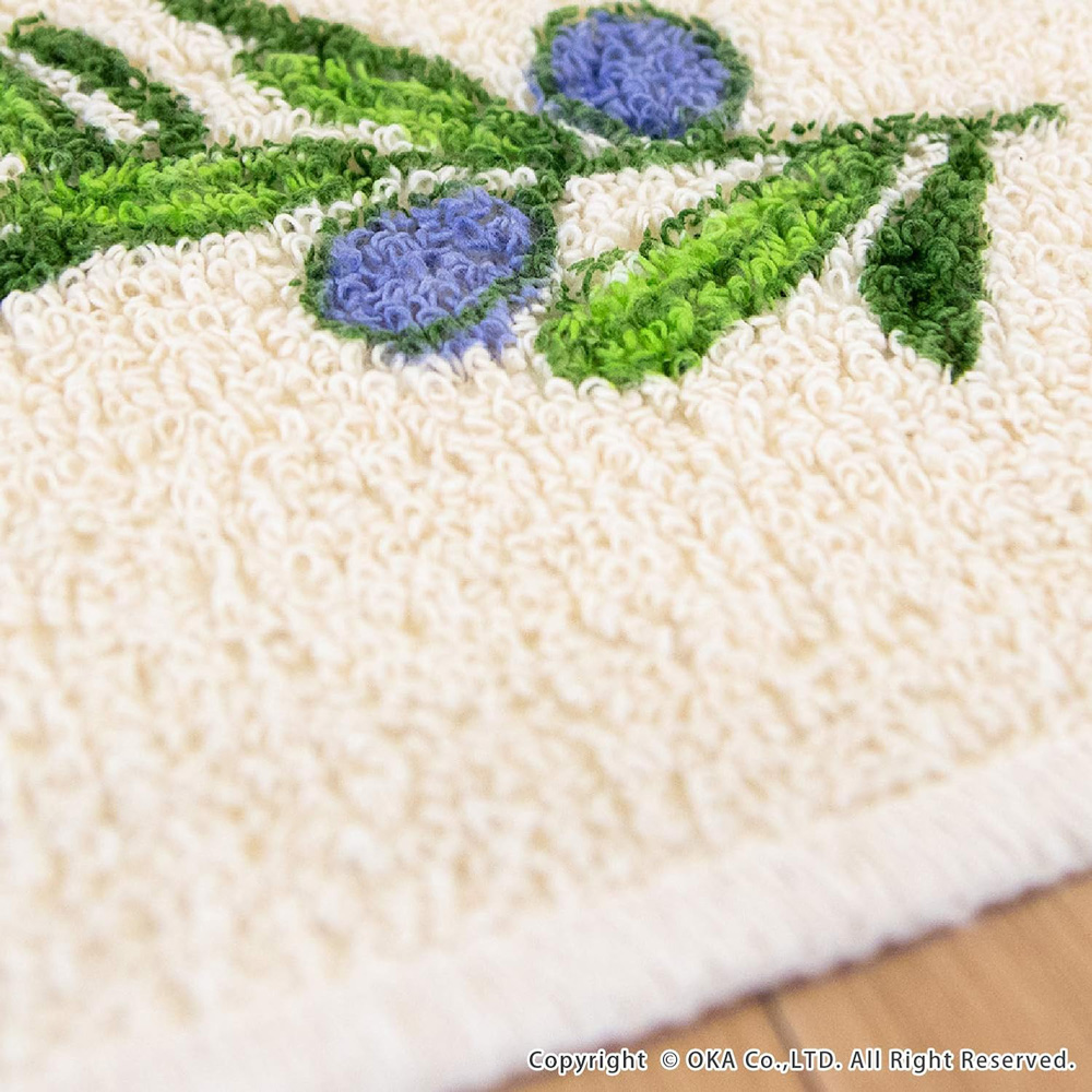 【Oka Japan】Japan-Made Recycled Printed Kitchen Mat 45×180cm – Green Path (Machine-Washable / 4mm Thick), , large