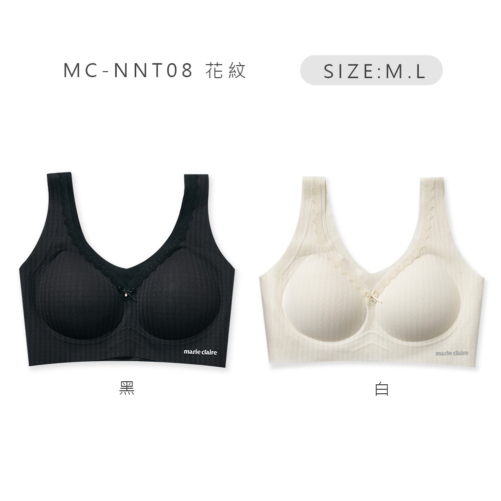 美麗佳人無痕水光花紋胸衣【旺達棉品】MC-NNT08, , large