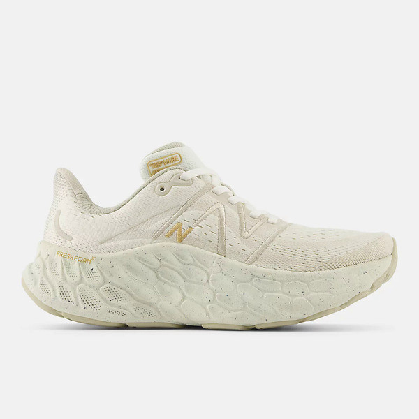 New Balance Fresh Foam X More V4 女 慢跑鞋 運動 D寬楦 奶白 [WMORWS4], , large