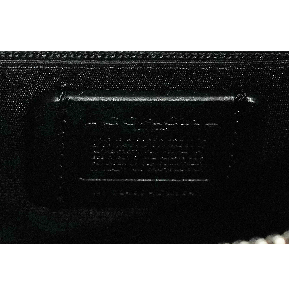 COACH Carmen 緹花布及皮革彎月造型迷你二用包/橡木/楓樹棕, , large