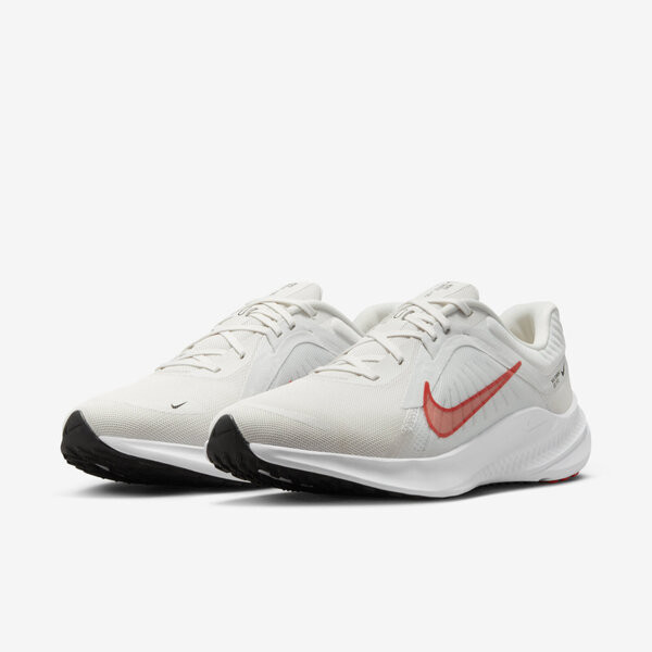 Nike Quest 5 男 慢跑鞋 運動 休閒 路跑 透氣 柔軟 舒適 緩震 米灰 橘紅 [DD0204-007], , large