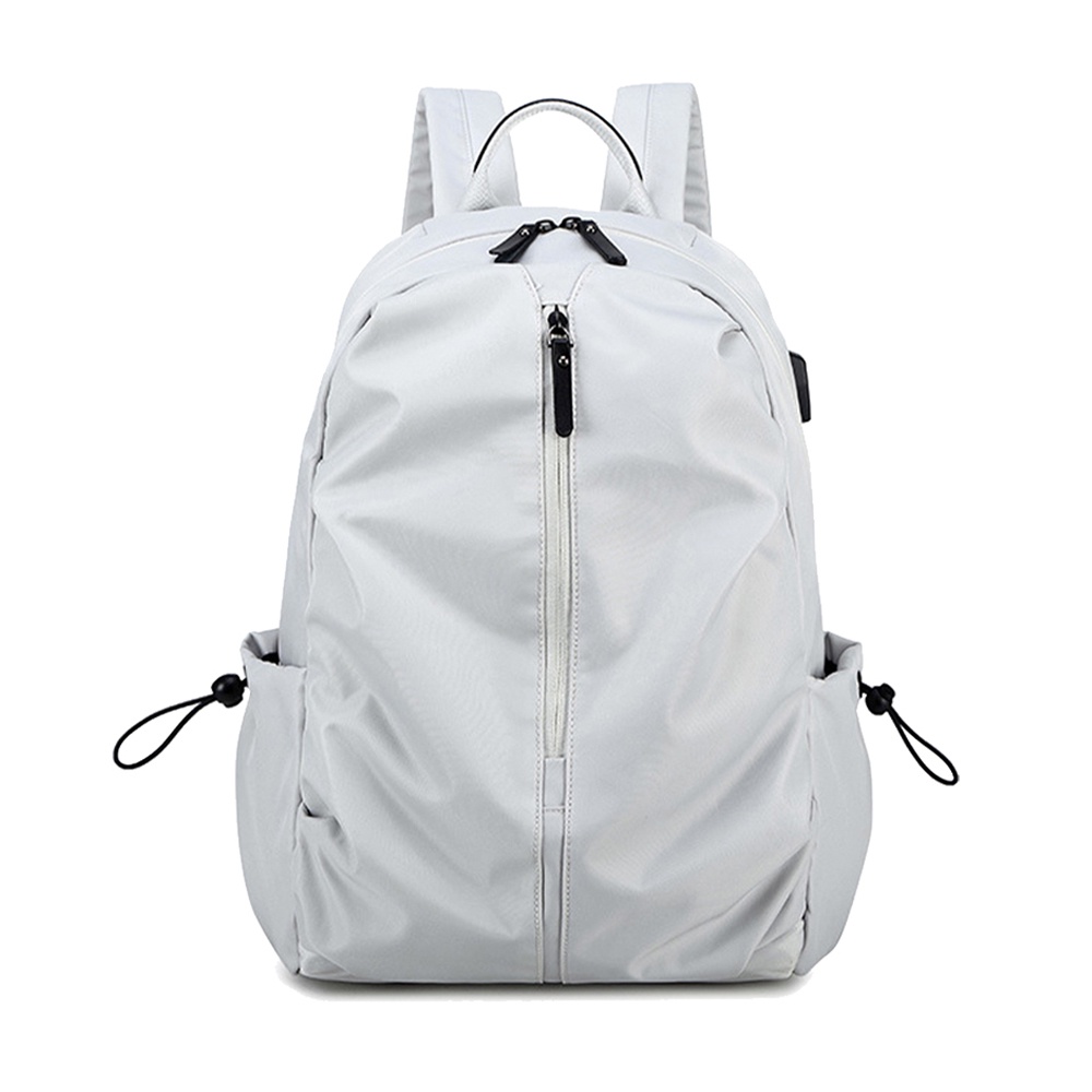 SPRING-尼龍布筆電商務後背包 輕量大容量防潑水耐磨透氣 14吋筆電防震後背包 情侶後背包 A4尼龍後背包-多色, , large