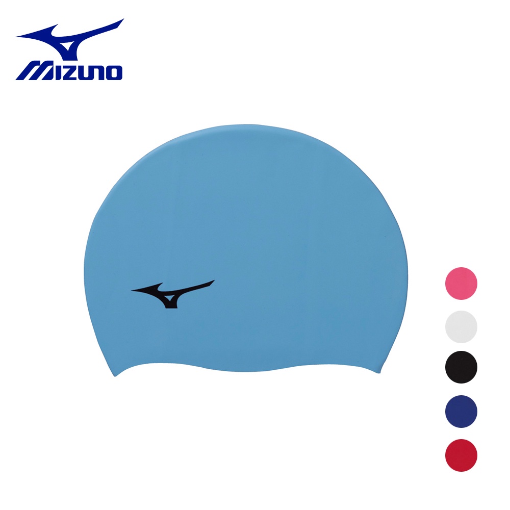 [秉宸] MIZUNO SWIM 矽膠泳帽 游泳帽 防水泳帽 成人泳帽 N2JW914000, , large