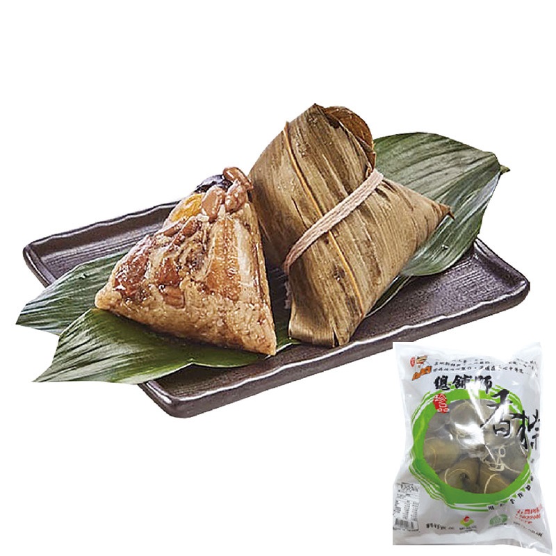 得福-總舖師-蛋黃香菇花生肉粽(6粒)-冷凍, , large