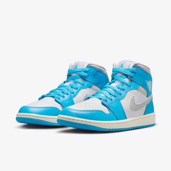 Kixpress-Nike Wmns Air Jordan 1 Mid 男女 運動休閒鞋 中筒 AJ1 水藍 [BQ6472-400], , large