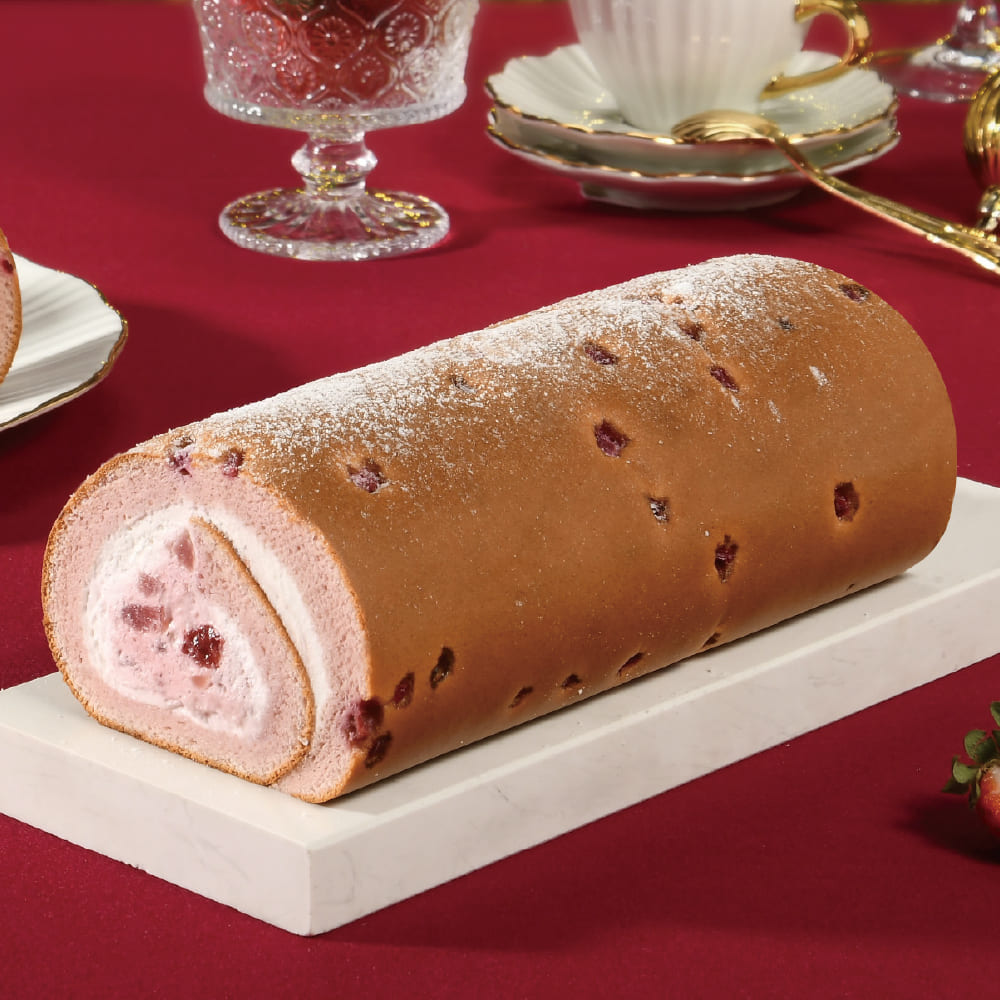 【Yannick 】Strawberry Cream with Jelly Roll Cake(18CM / Roll), , large