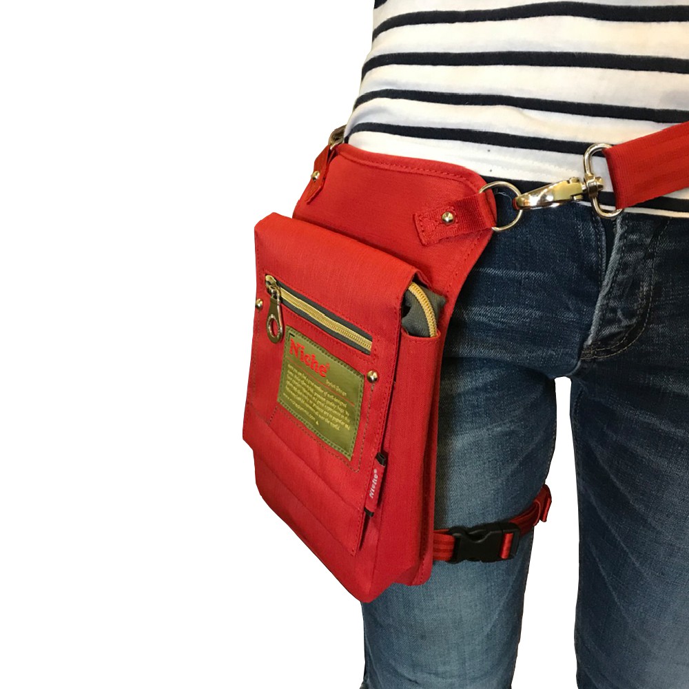 【Niche 樂奇】防撥水尼龍 腿包 腰包 髓身小包 NCL-5316, , large