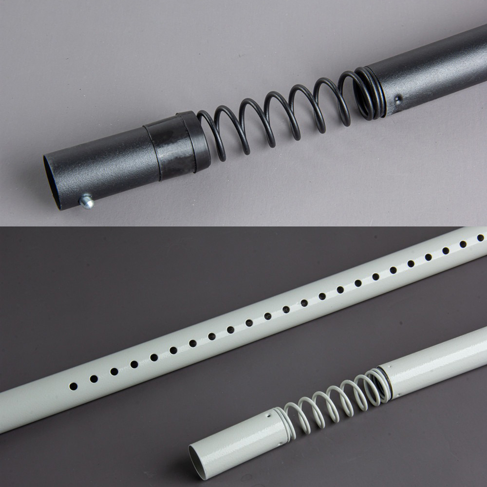 【YV9981】360-410cm管粗3.2cm免打孔伸縮桿 羅馬簡易支撐桿 軌道桿 窗簾桿 曬衣桿 浴簾桿, , large