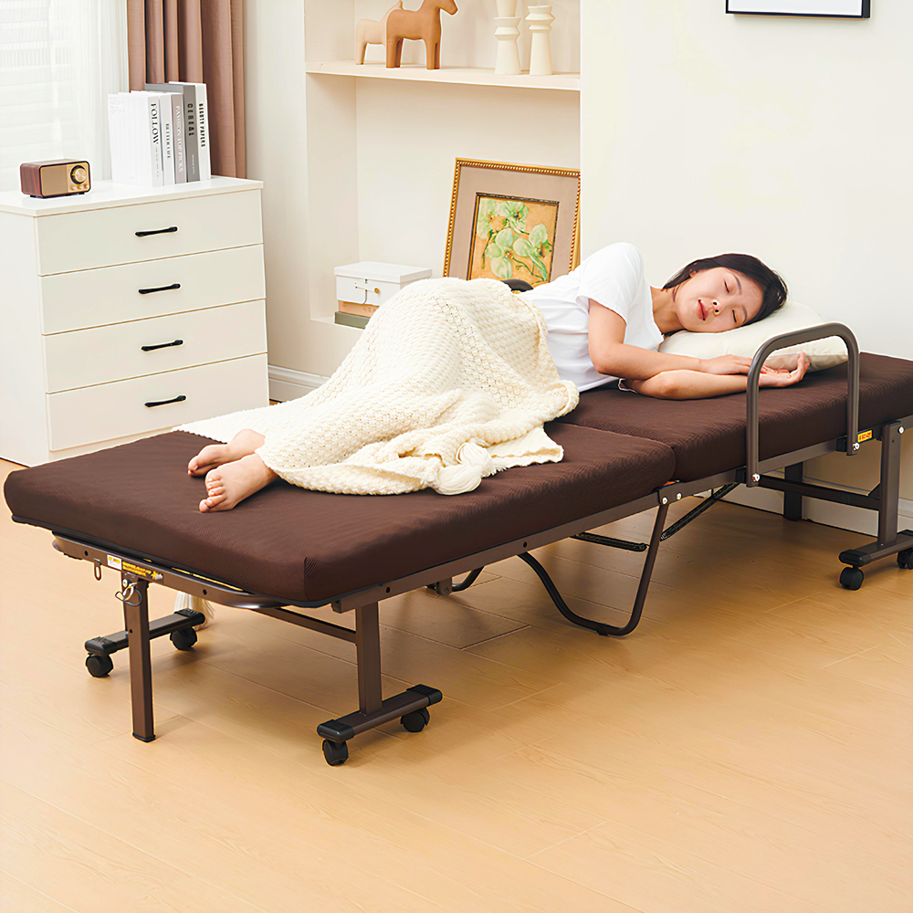 《Simple Life》Electric height-enhancing wave cotton free assembly folding bed-BDH, , large