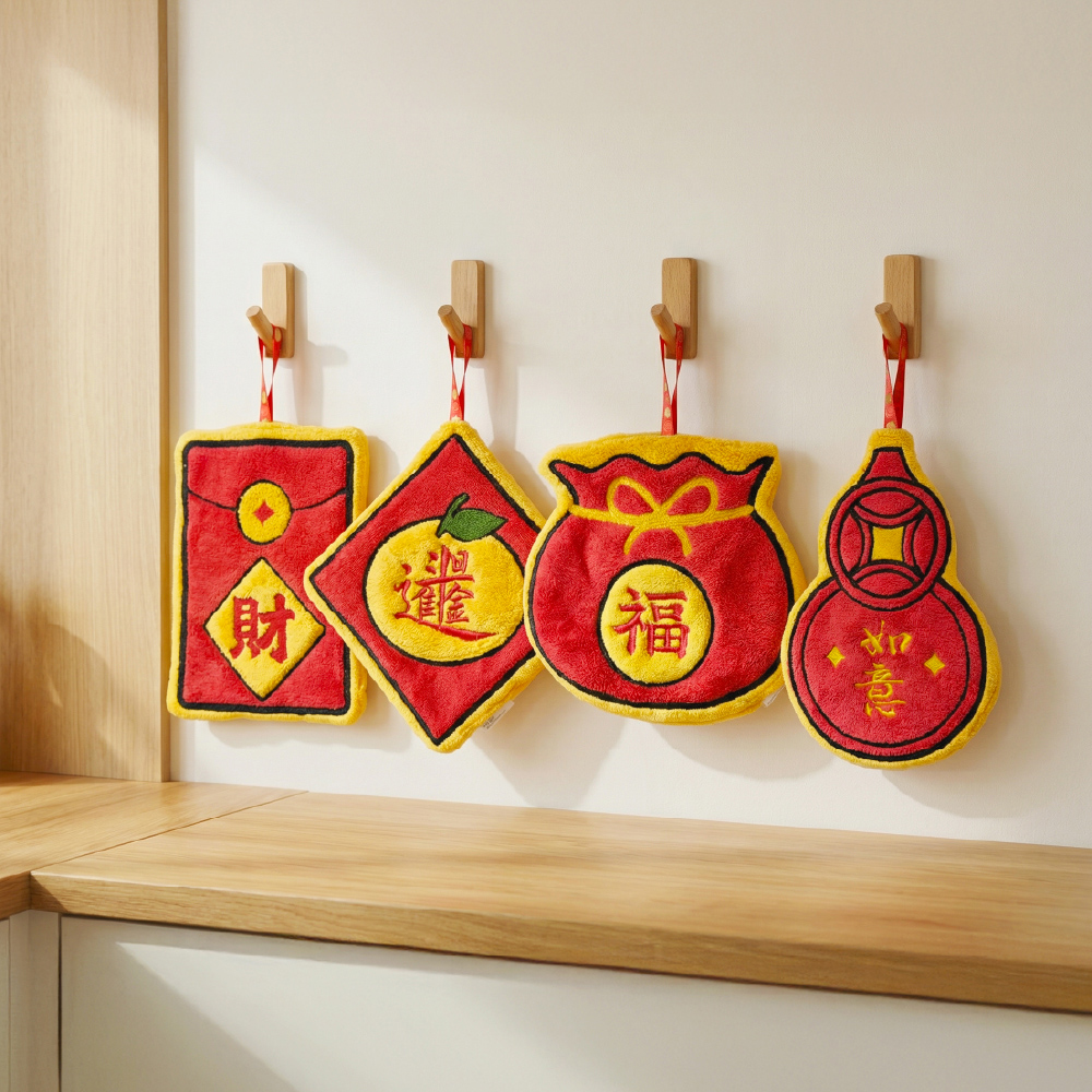 鴻運擦手巾, , large