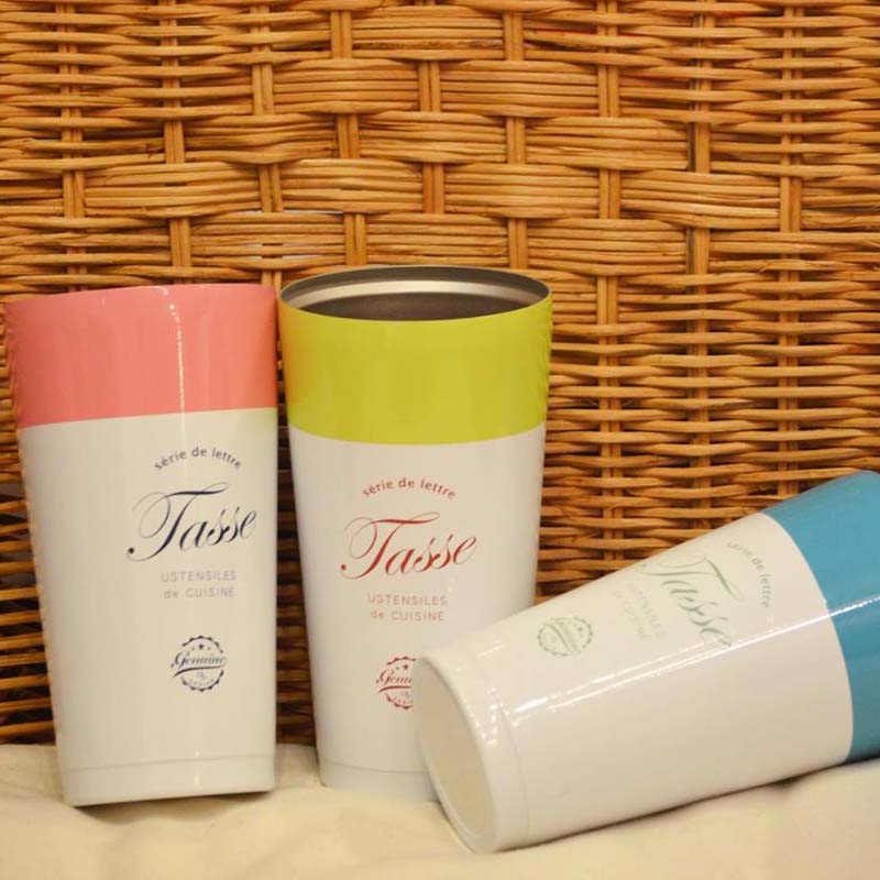 Paris Series Macaron Double-Wall Insulated Mug 375ml, , large