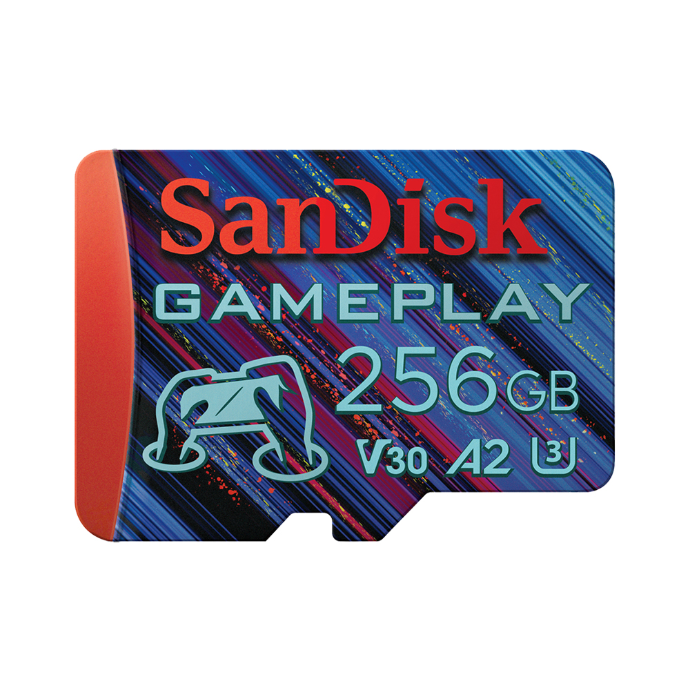 【SanDisk】 GamePlay 256G UHS-I U3 A2 V30 microSDXC 記憶卡, , large