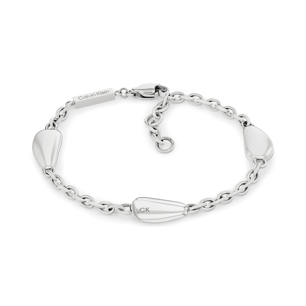 Calvin Klein CK Radiant Drops 手鍊 母親節送禮推薦-銀 35000603, , large