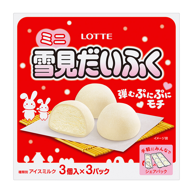 LOTTE雪見大福麻糬冰淇淋香草, , large