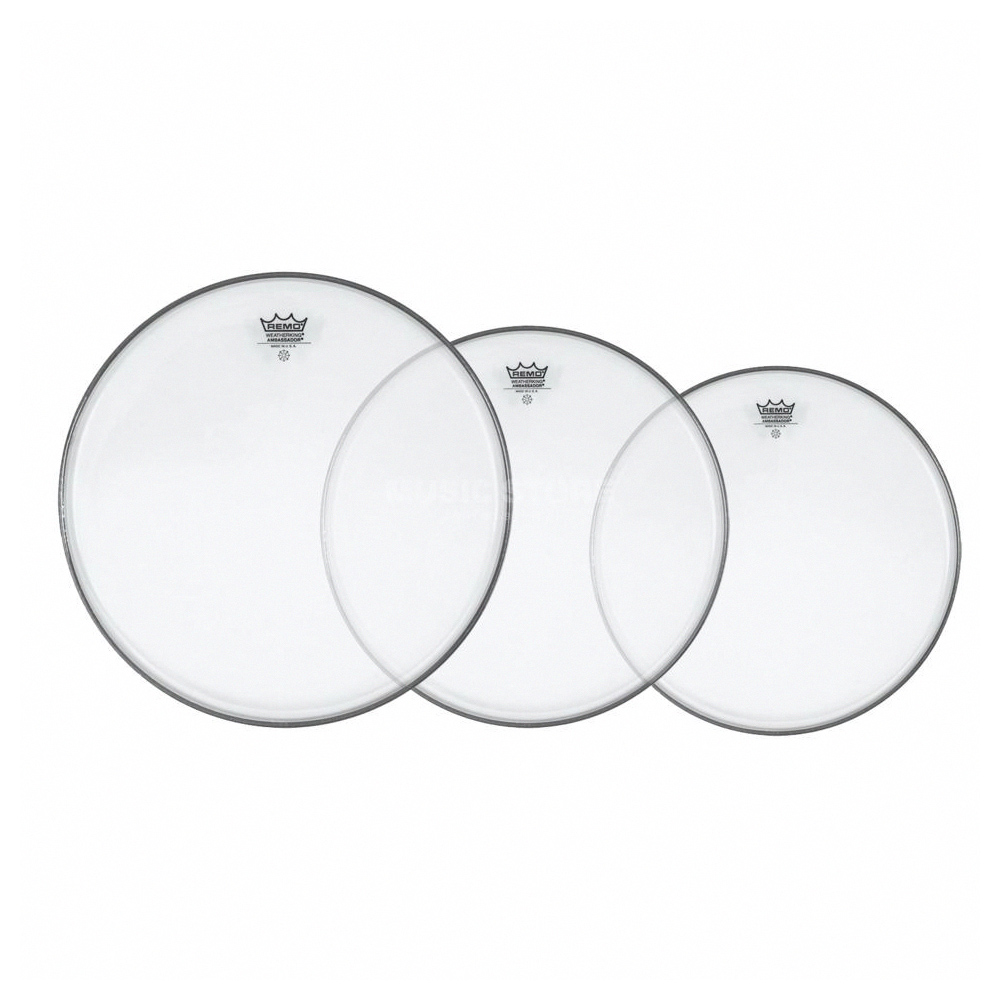 REMO PP-1382-BA Clear 10.12.16吋 鼓皮組【敦煌樂器】, , large