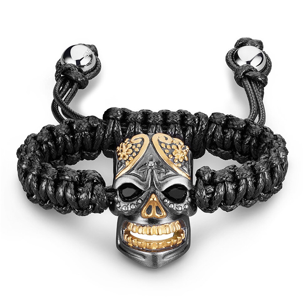 BOMBERG 炸彈錶 半金大巨頭骷髏手環 (JW-BKT-SPG.M30.6), , large