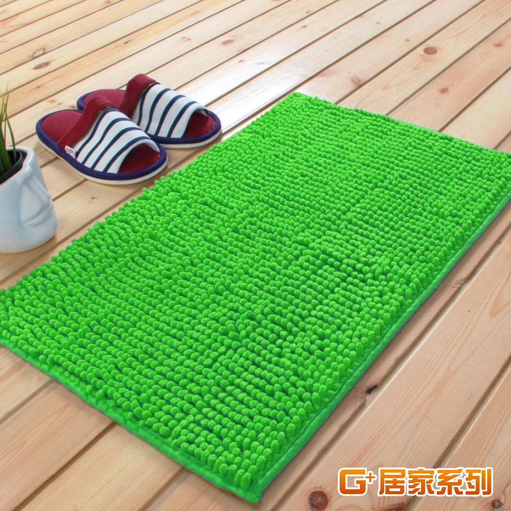 Microfiber short-hair water-absorbing anti-slip floor mat 40x60 cm, , large