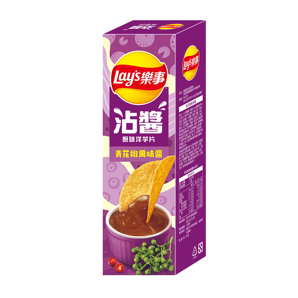 樂事原味青花椒風味醬洋芋片80g, , large