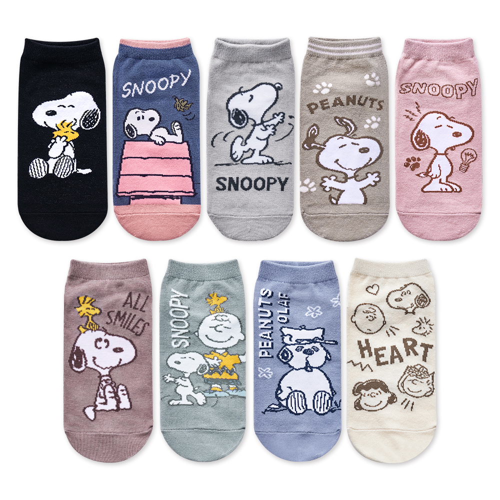 (多款)SNOOPY 史奴比直版襪【旺達棉品】SN-A501, , large