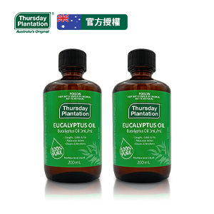 【ThursdayPlantation星期四農莊】澳洲尤加利精油(100%純精油)200ml *2瓶, , large