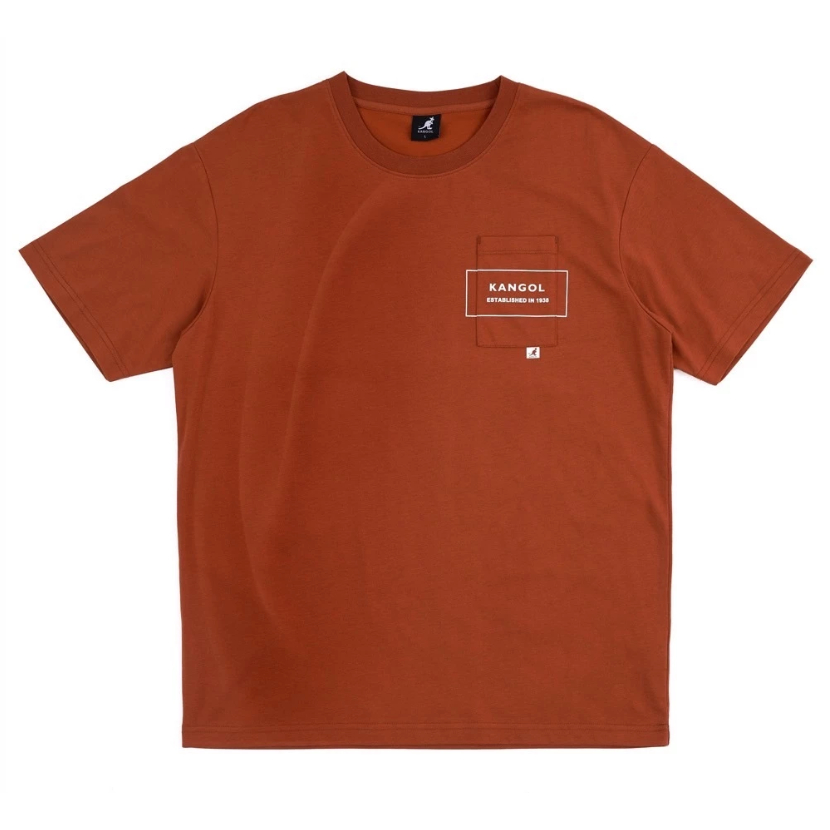 【KANGOL】經典口袋短袖T恤 上衣 春夏 透氣 排汗, , large
