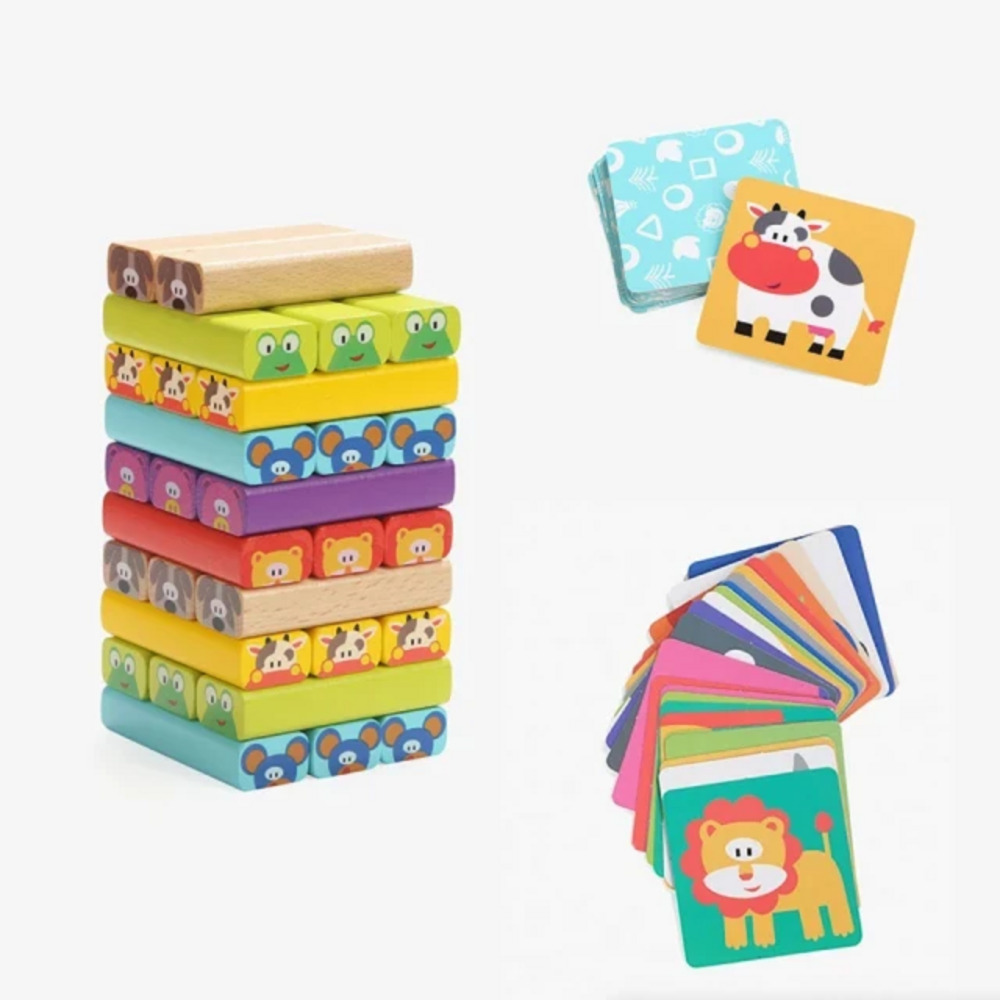 Top Bright - Wooden Stacking Blocks Toys, , large