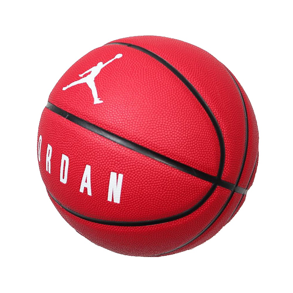 NIKE JORDAN ULTIMATE 8P 7號球 比賽 訓練 運動 標準籃球 深溝紋 抗汙 深琥珀 紅 黑綠 黑黃, 黑黃, large