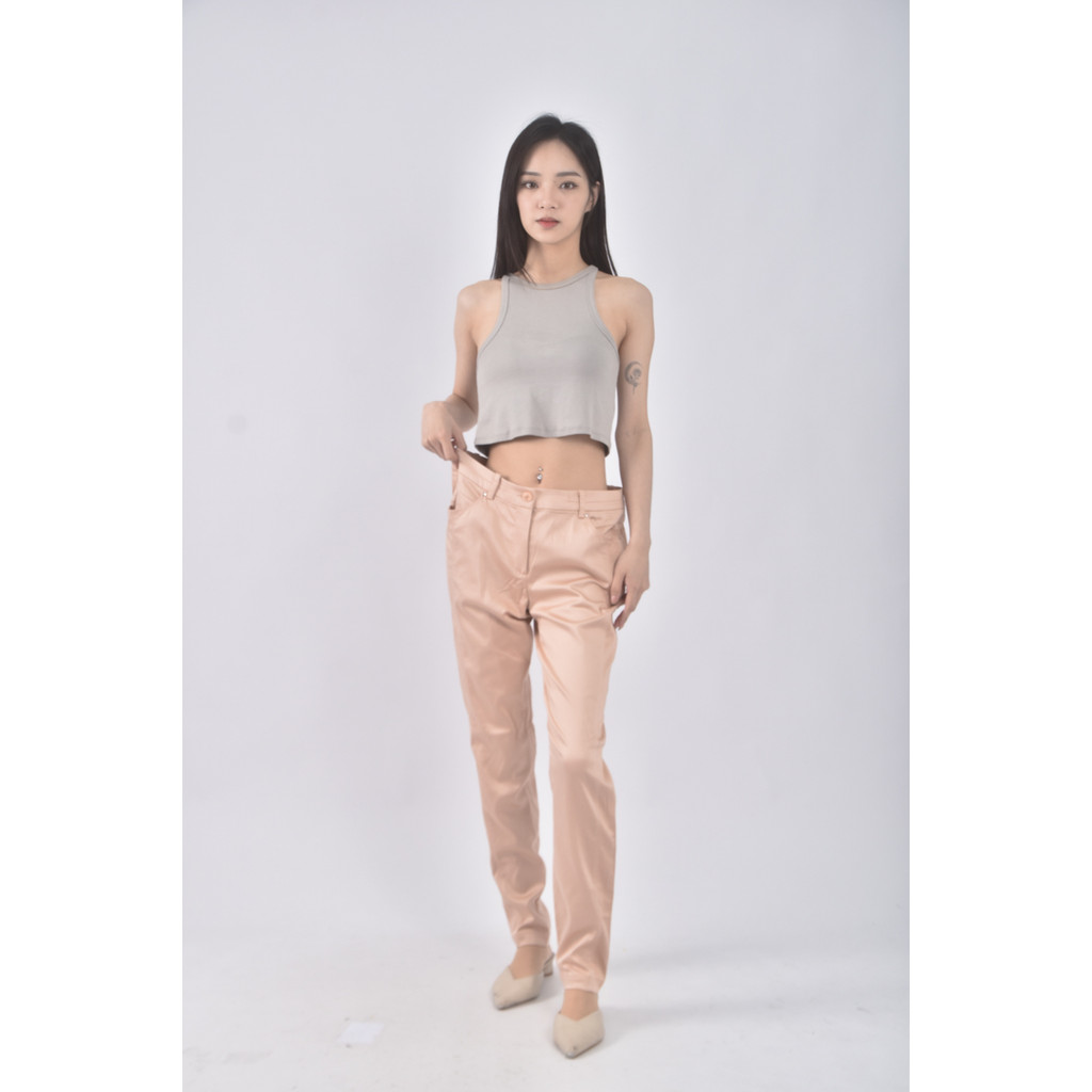 (L) joan橘色長褲二手衣, , large